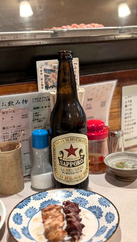 瓶ビール（赤星）