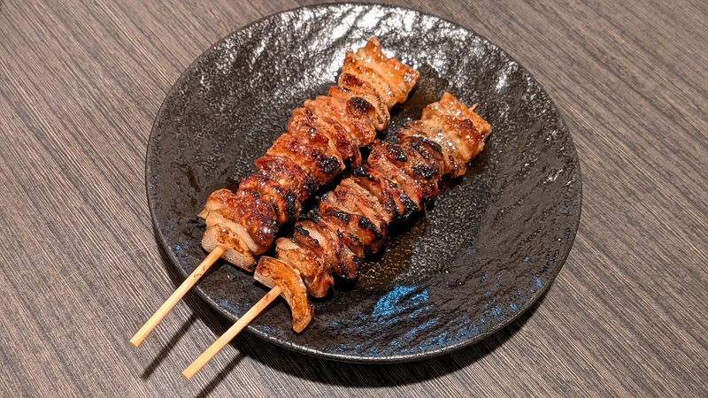 鉄砲本店の鶏皮