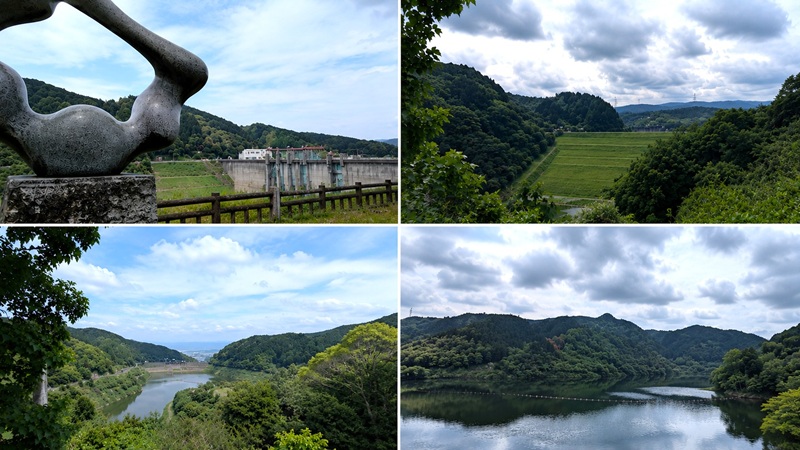 河内ダムと山神ダム